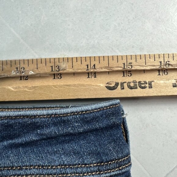 American Eagle Jeans Women 29x31* Low Rise Kick Boot Cut Blue Faded Denim Tag 6L - Picture 16 of 16